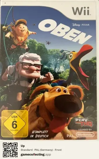 Up Nintendo Wii, Germany box front