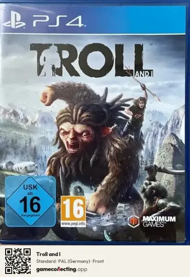 Troll and I PlayStation 4, Germany box front