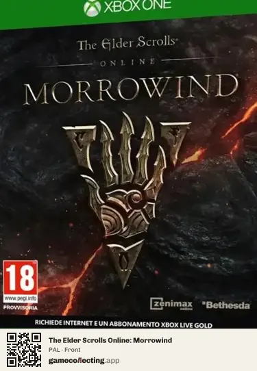 The Elder Scrolls Online: Morrowind Xbox One, PAL box front