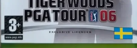 Tiger Woods PGA Tour 06, the PEGI square on its front