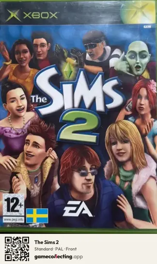 The Sims 2 Xbox, PAL box front