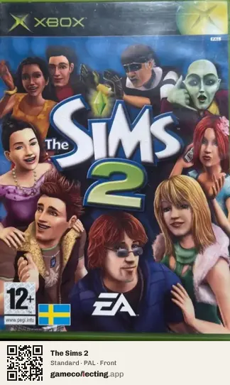 The Sims 2 Xbox, PAL box front