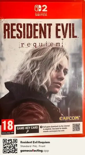 Resident Evil Requiem Nintendo Switch 2, PAL box front