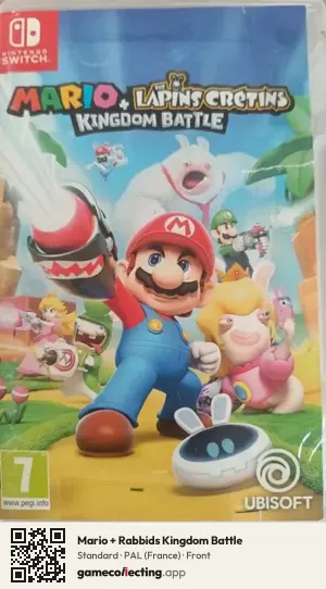 Mario + Rabbids Kingdom Battle Nintendo Switch, France box front