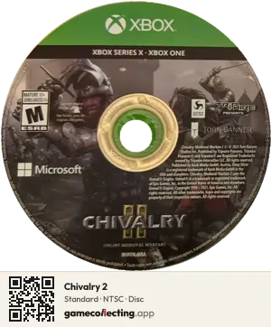 Chivalry 2 Xbox Series X, NTSC disc