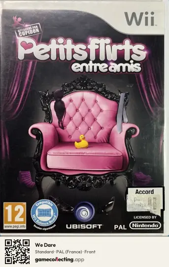 We Dare Nintendo Wii, France box front