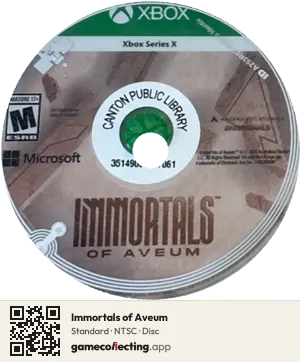 Immortals of Aveum Xbox Series X, NTSC disc