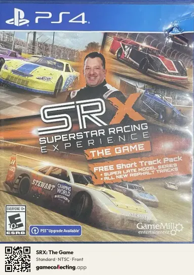 SRX: The Game PlayStation 4, NTSC box front