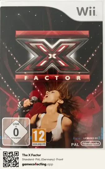 The X Factor Nintendo Wii, Germany box front
