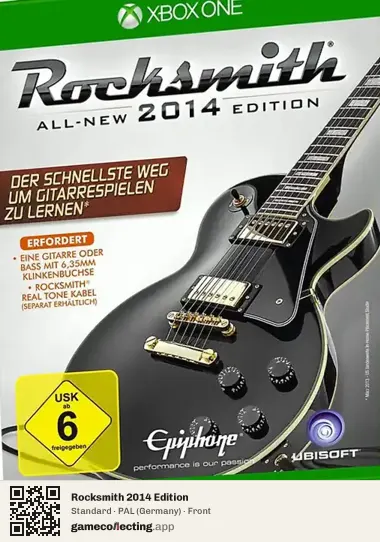 Rocksmith 2014 Edition Xbox One, Germany box front