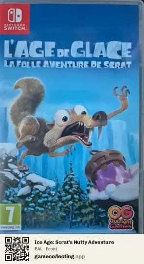 Ice Age: Scrat's Nutty Adventure Nintendo Switch, PAL box front