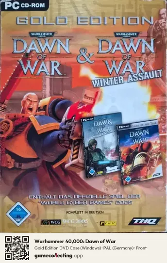 Warhammer 40,000: Dawn of War Computer, Germany box front