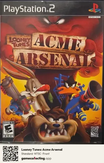 Looney Tunes: Acme Arsenal PlayStation 2, NTSC box front