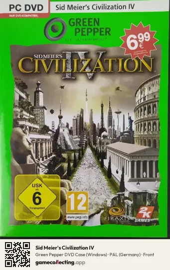 Sid Meier's Civilization IV Computer, Germany box front
