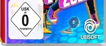 Just Dance 2020, the USK square on its front