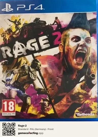 Rage 2 PlayStation 4, Germany box front