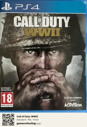 Call of Duty: WWII PlayStation 4, PAL box front