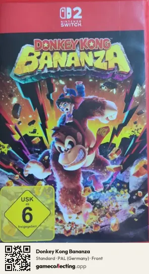 Donkey Kong Bananza Nintendo Switch 2, Germany box front