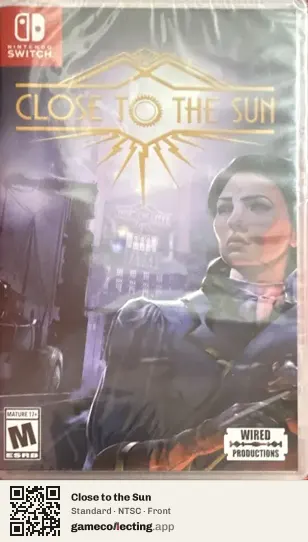 Close to the Sun Nintendo Switch, NTSC box front