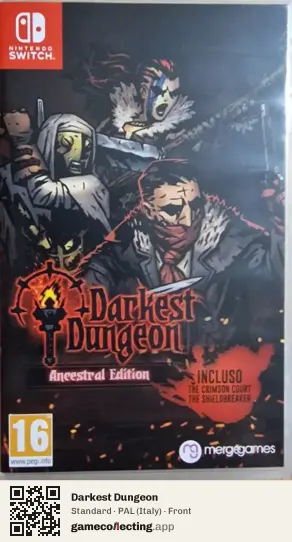 Darkest Dungeon Nintendo Switch, Italy box front