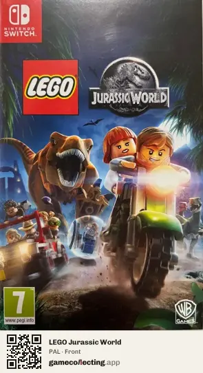 LEGO Jurassic World Nintendo Switch, PAL box front