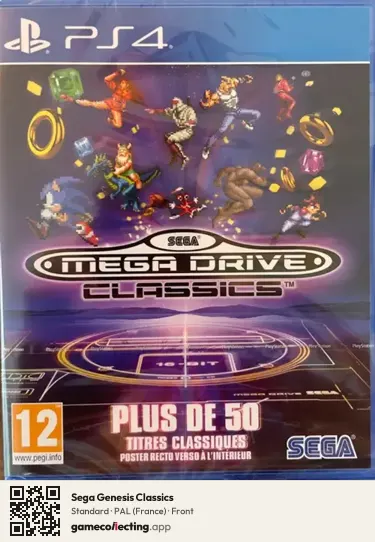 Sega Genesis Classics PlayStation 4, France box front