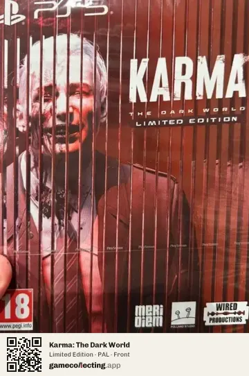 Karma: The Dark World PlayStation 5, PAL box front