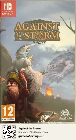 Against the Storm Nintendo Switch, Spain box front