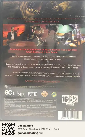 Constantine Computer, Italy box back
