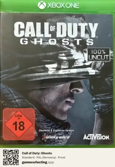 Call of Duty: Ghosts Xbox One, Germany box front
