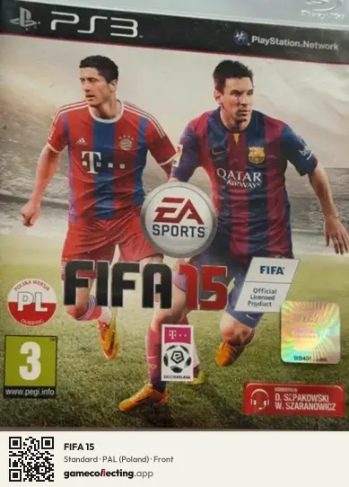 FIFA 15 PlayStation 3, Poland box front