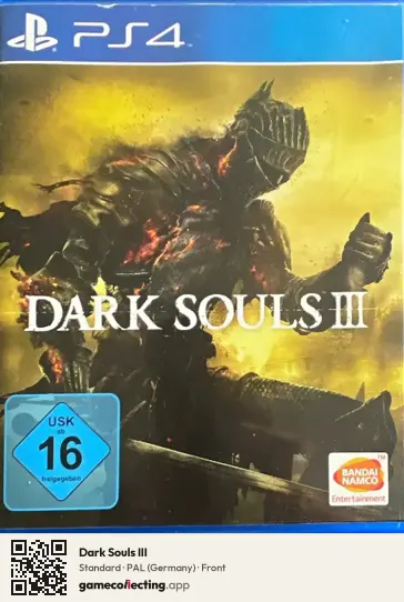 Dark Souls III PlayStation 4, Germany box front