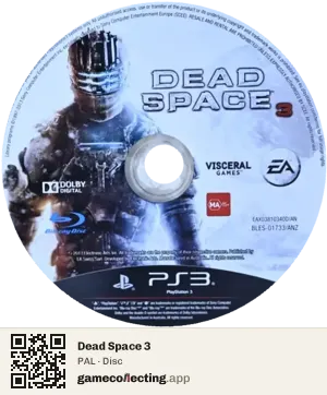 Dead Space 3 PlayStation 3, PAL disc