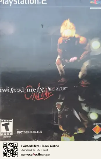 Twisted Metal: Black Online PlayStation 2, NTSC box front