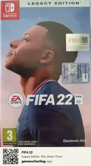 FIFA 22 Nintendo Switch, Italy box front
