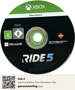 Ride 5 Xbox Series X, PAL disc