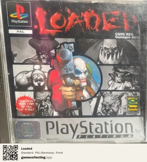 Loaded PlayStation, Germany box front