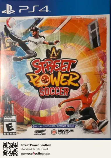 Street Power Football PlayStation 4, NTSC box front