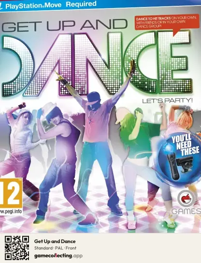 Get Up and Dance PlayStation 3, PAL box front