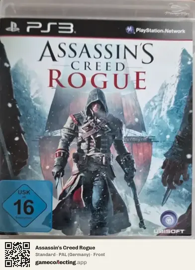 Assassin's Creed Rogue PlayStation 3, Germany box front