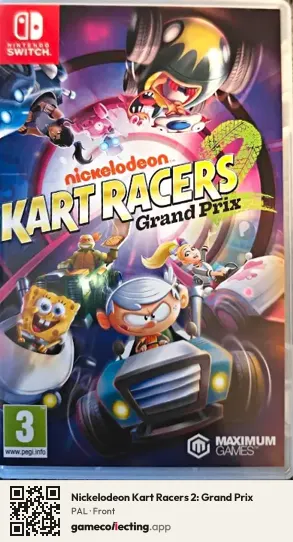 Nickelodeon Kart Racers 2: Grand Prix Nintendo Switch, PAL box front