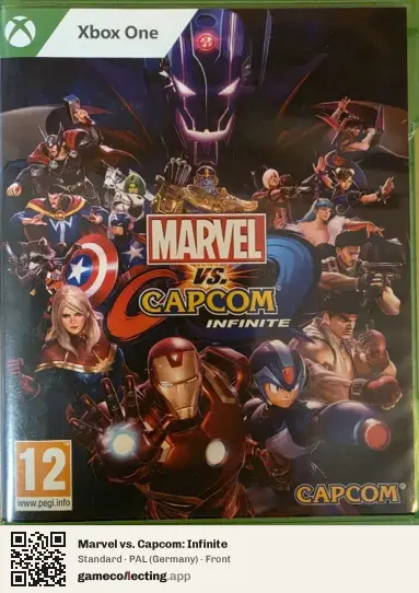 Marvel vs. Capcom: Infinite Xbox One, Germany box front