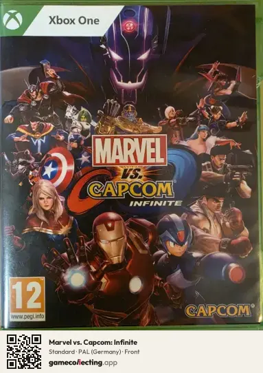 Marvel vs. Capcom: Infinite Xbox One, Germany box front