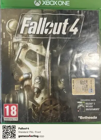 Fallout 4 Xbox One, PAL box front