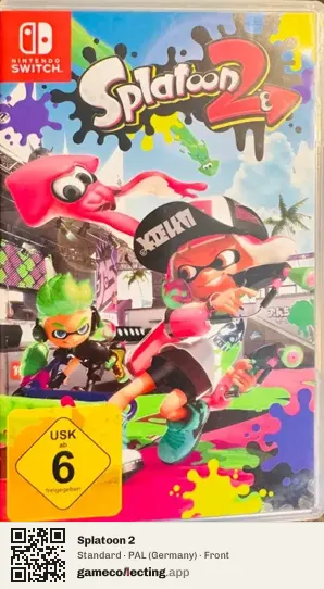 Splatoon 2 Nintendo Switch, Germany box front