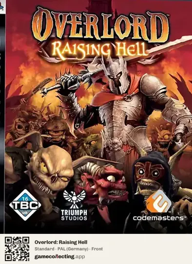 Overlord: Raising Hell PlayStation 3, Germany box front