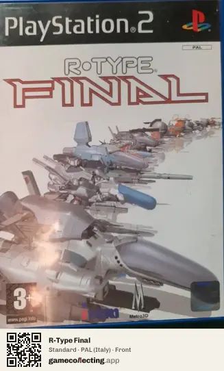 R-Type Final PlayStation 2, Italy box front