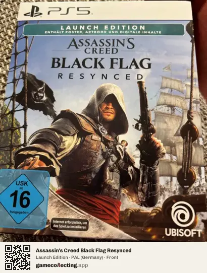 Assassin's Creed Black Flag Resynced PlayStation 5, Germany box front