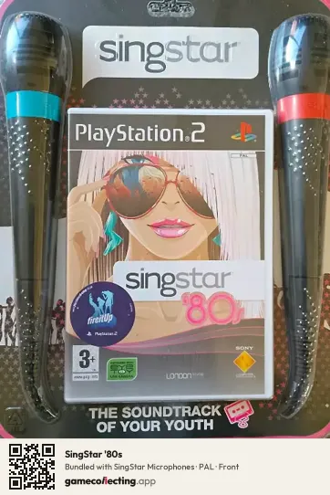 SingStar '80s PlayStation 2, PAL box front