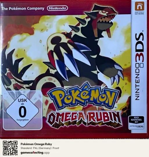 Pokémon Omega Ruby Nintendo 3DS, Germany box front